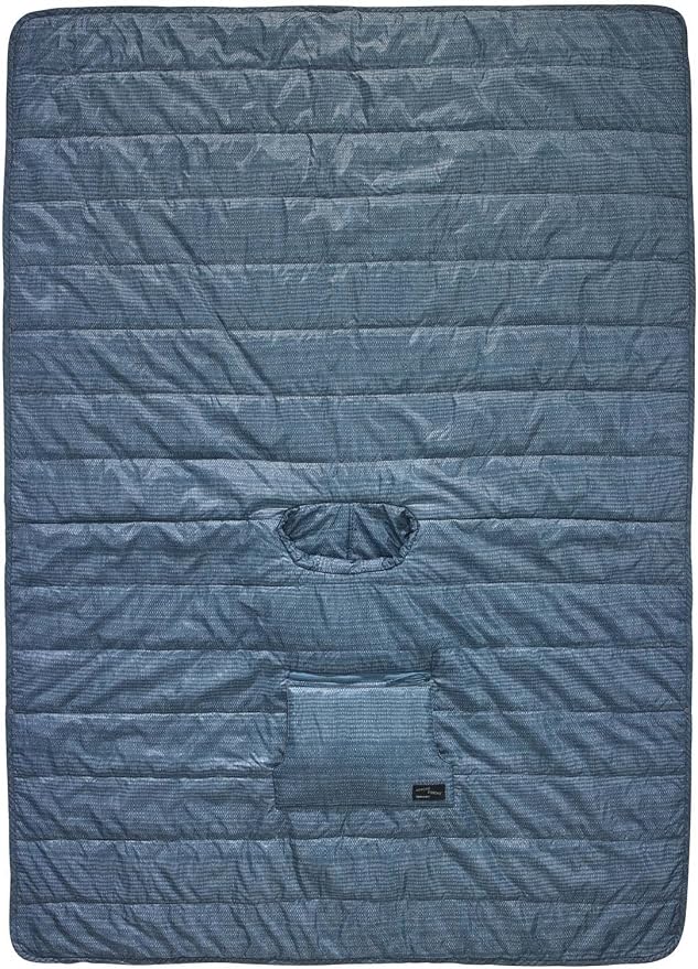 Blue Woven Print