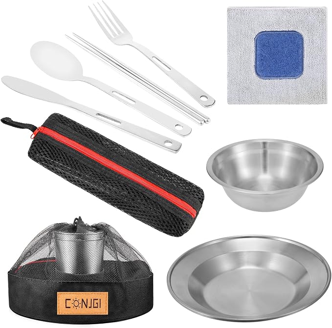 2 person set black
