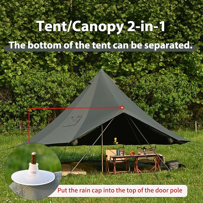 16.4ft*16.4ft*9.8ft (6-8 person)(Green)