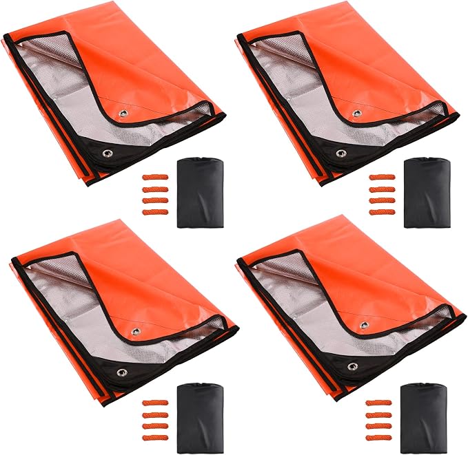 Orange 83''x59'',4 Packss