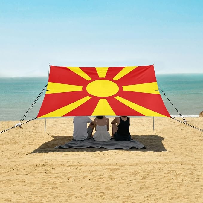 National Flag of North Macedonia