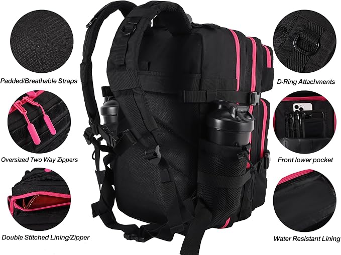 1.0 Black With Red Zipper