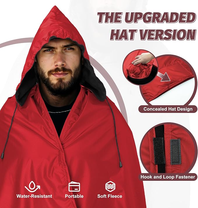 Red - Hooded