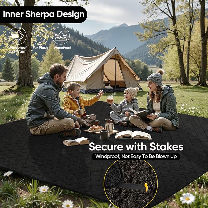 Sherpa Black-300 Gsm