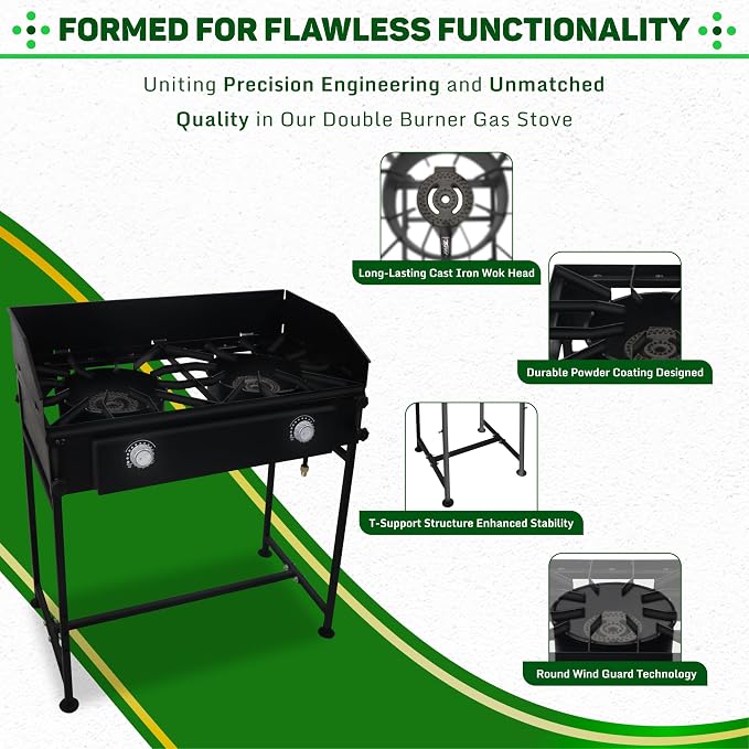 Two Burner Stove + Wind Guard