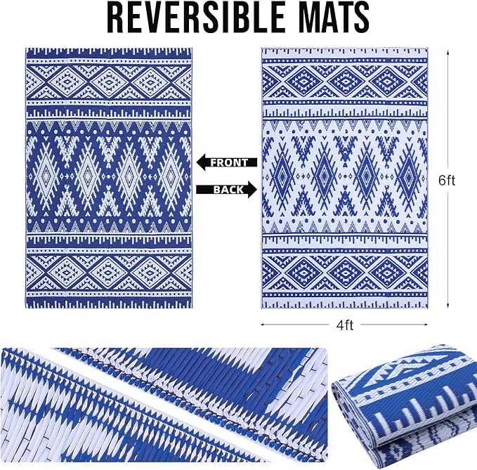 Blue & White