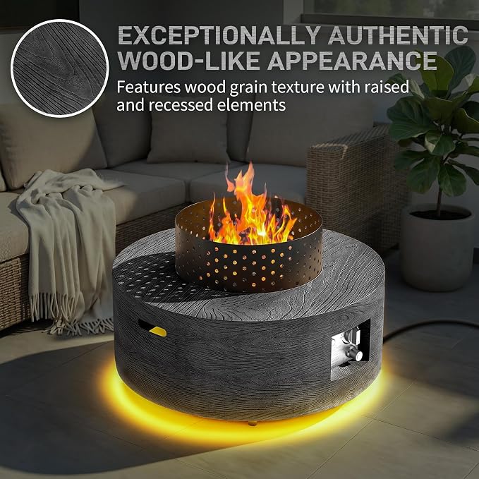 Dark Gray w Warm LED