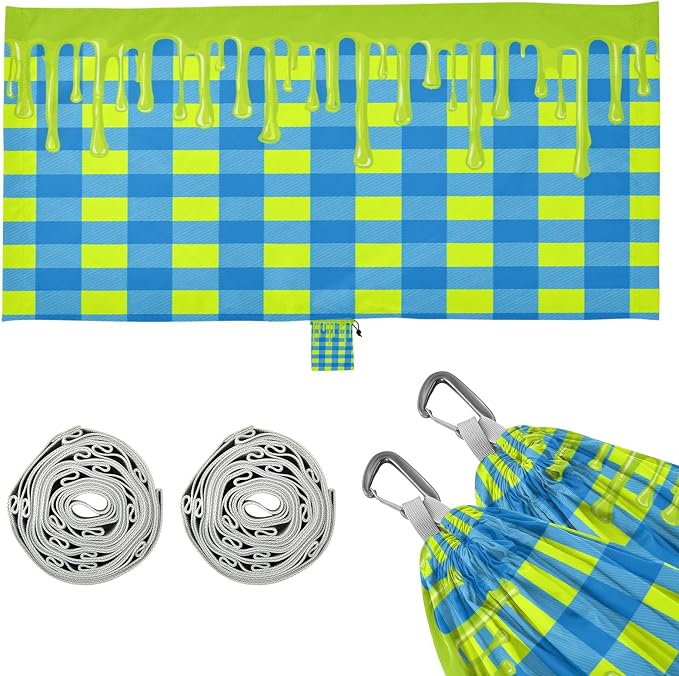Bright Green Blue Drip