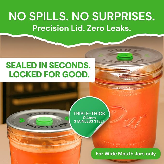 Mason Jar Vacuum Sealer Kit