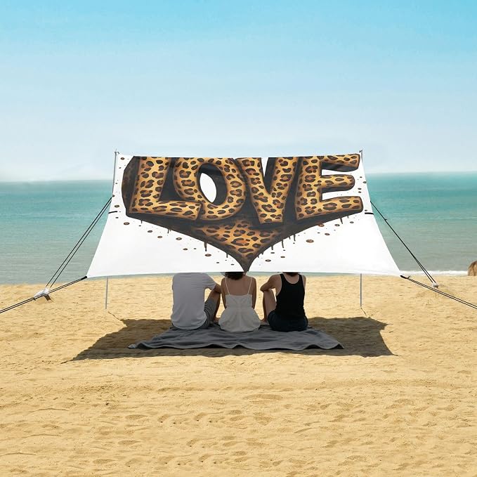 Leopard Print LOVE Heart