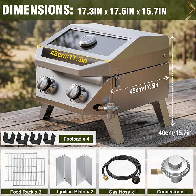 Dual-Fuel 1/20lb - Grill Only