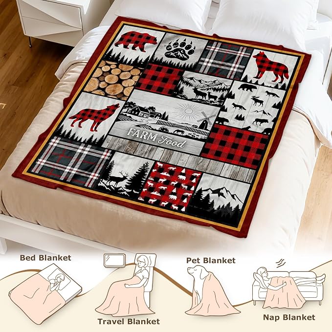Red Black Buffalo Plaid