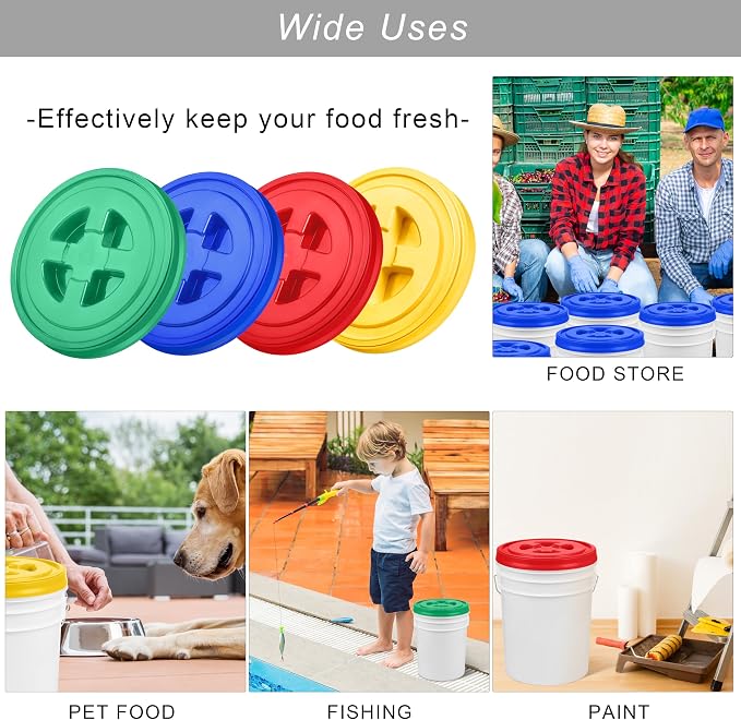 Green, Yellow, Blue, Red