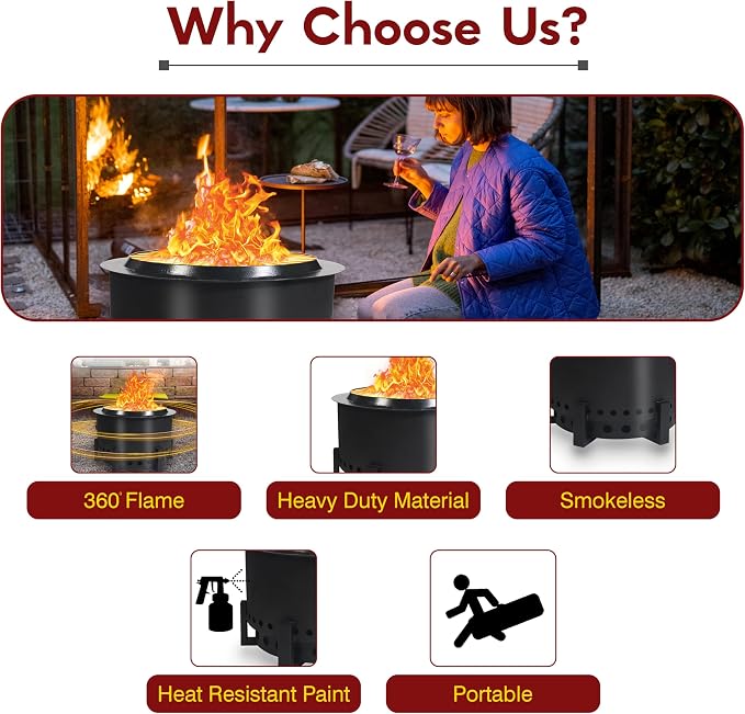 Smokeless Fire Pit