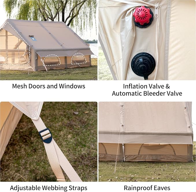 9.84ft*13.12ft*6.56ft (6-8 person)(Beige)