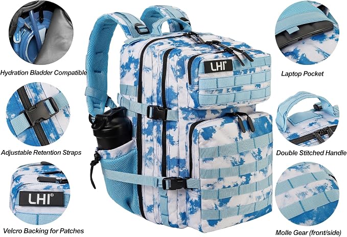 2.10 Light Blue Tie-dye