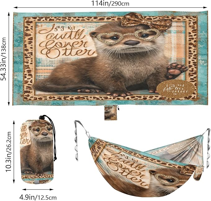 Brown Glitter Otter