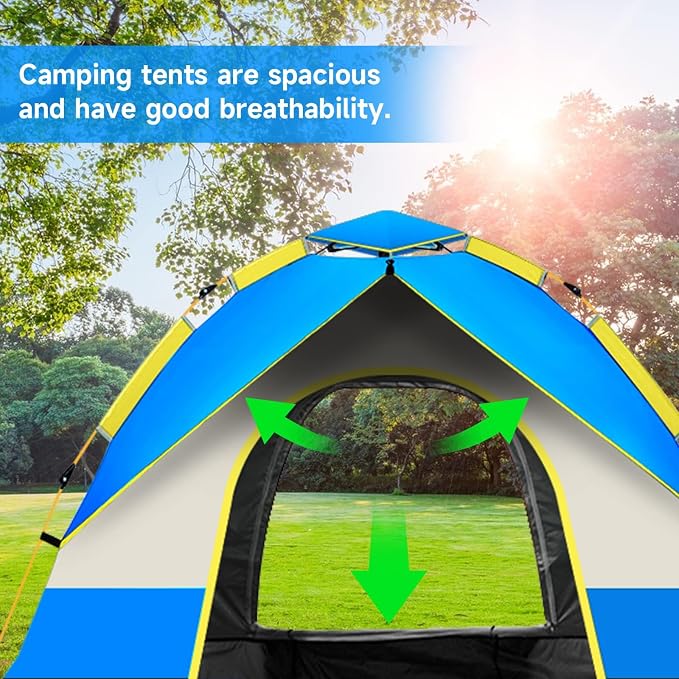 Blue with doors and windows 3-4person