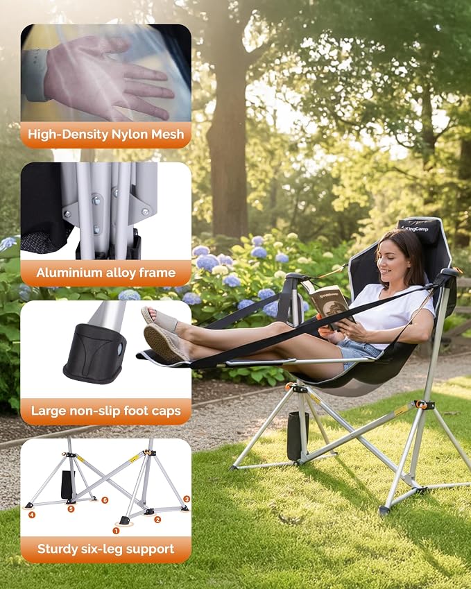 Footrest Deluxe Black/Mesh