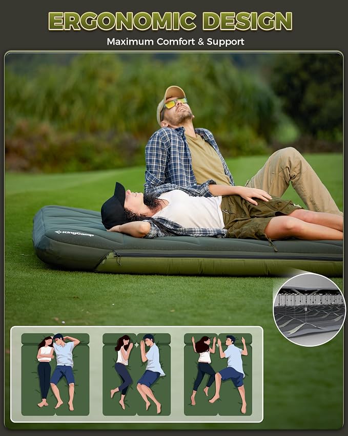 Black/Green - Double Air + Foam Cover 6.7\