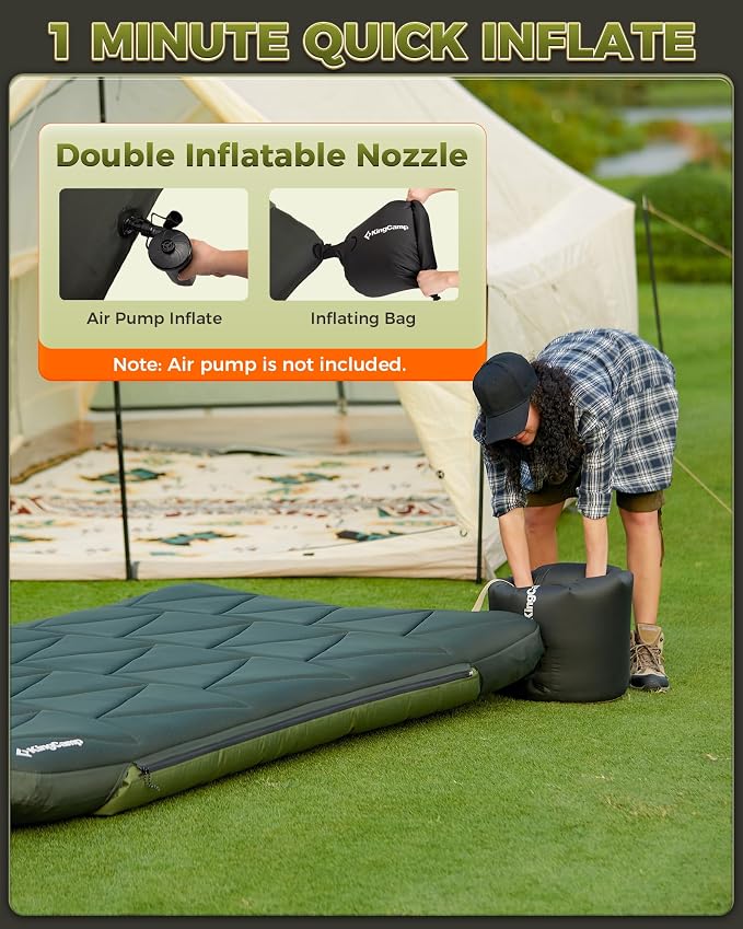 Black/Green - Double Air + Foam Cover 6.7\