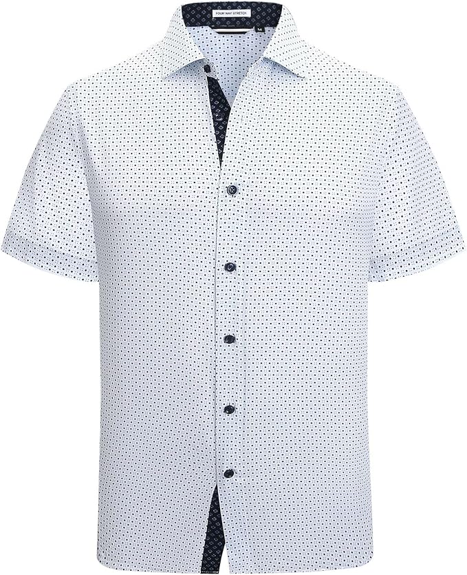 White Lack/Blue Dots