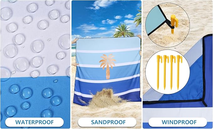 Coconut Tree-solid Blue