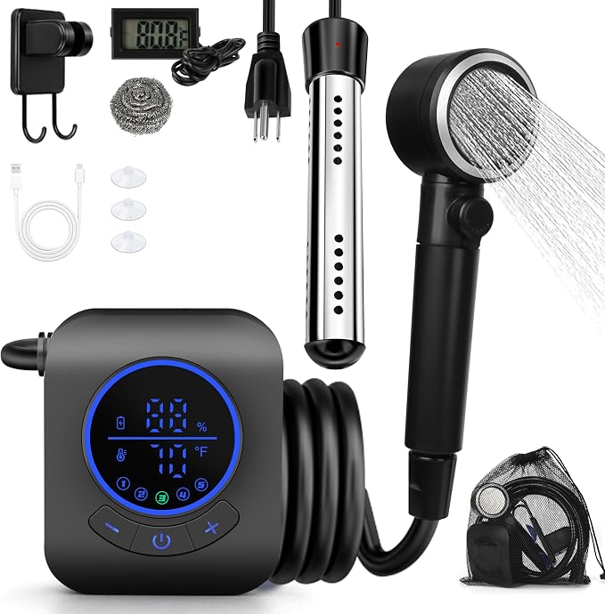 Black with Heater