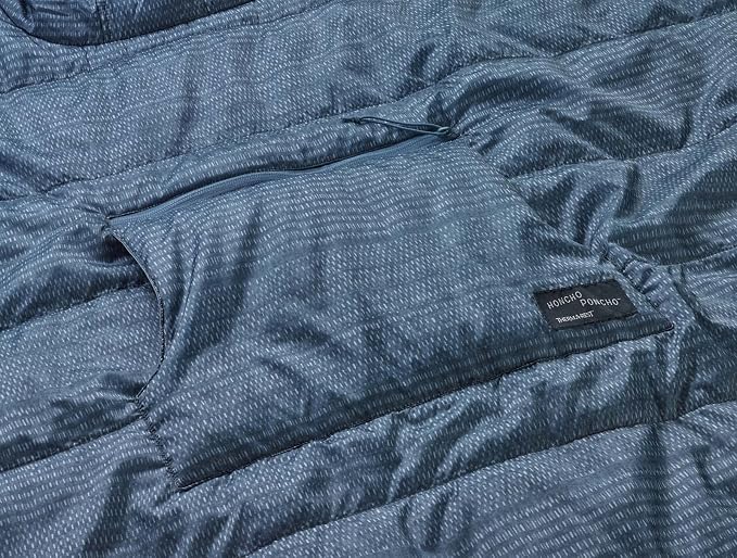 Blue Woven Print