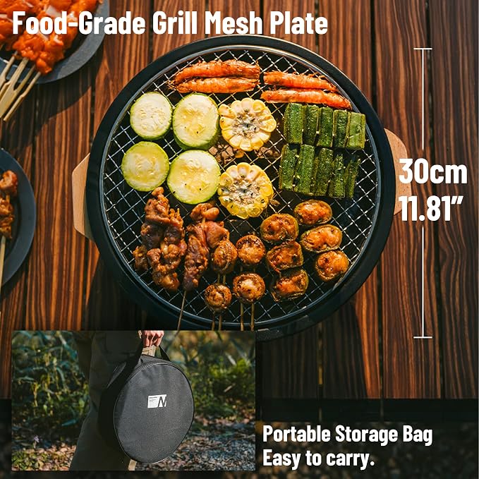 Grill Mesh & Fry Pan