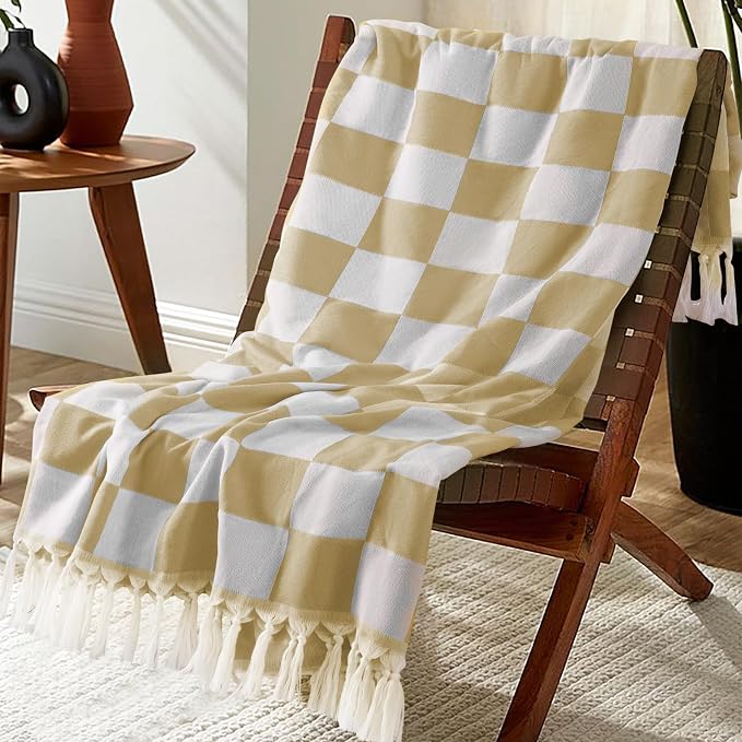 Checked Beige