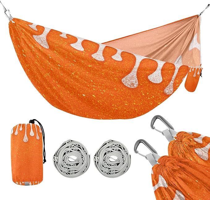 Glitter Dripping Orange
