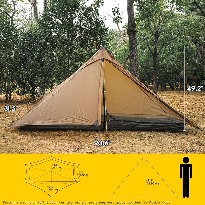 Pro 1-person, khaki