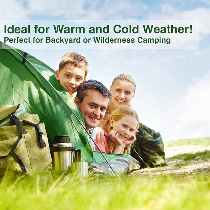 Blue & Green Tents