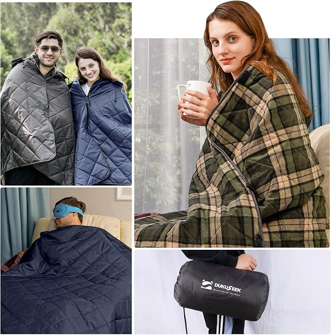 Wine Red Outer With Blue Plaid Fleece
