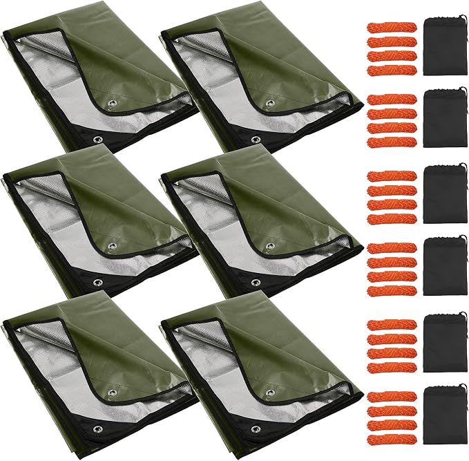 Green 83''x59'',6 Packs