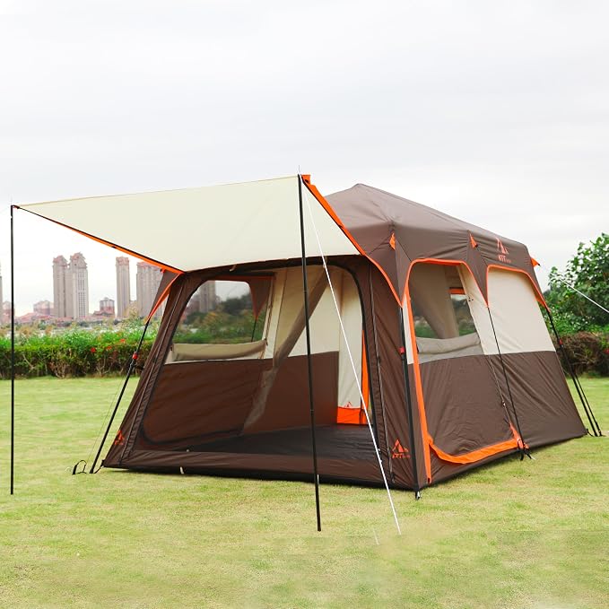 Brown-6 Person-Instant