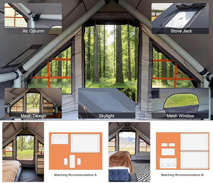 4 Person+Skylight/Gray