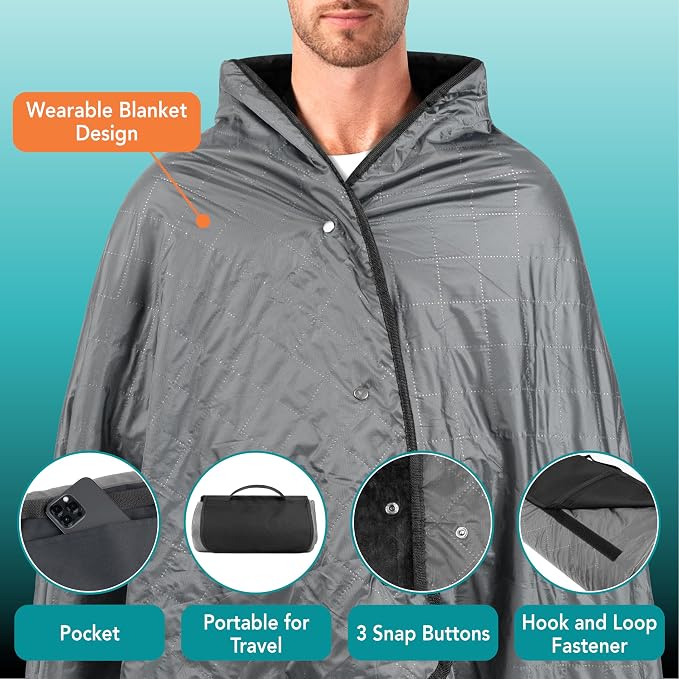 Grey/Black Fleece