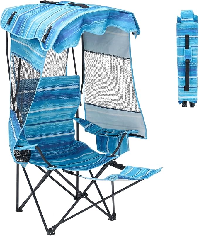Blue With Footrest