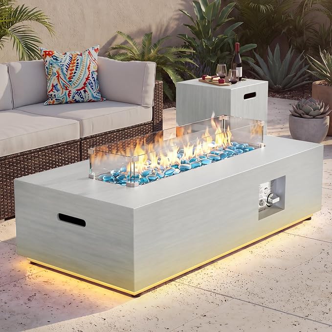 Light Grey w Golden LED