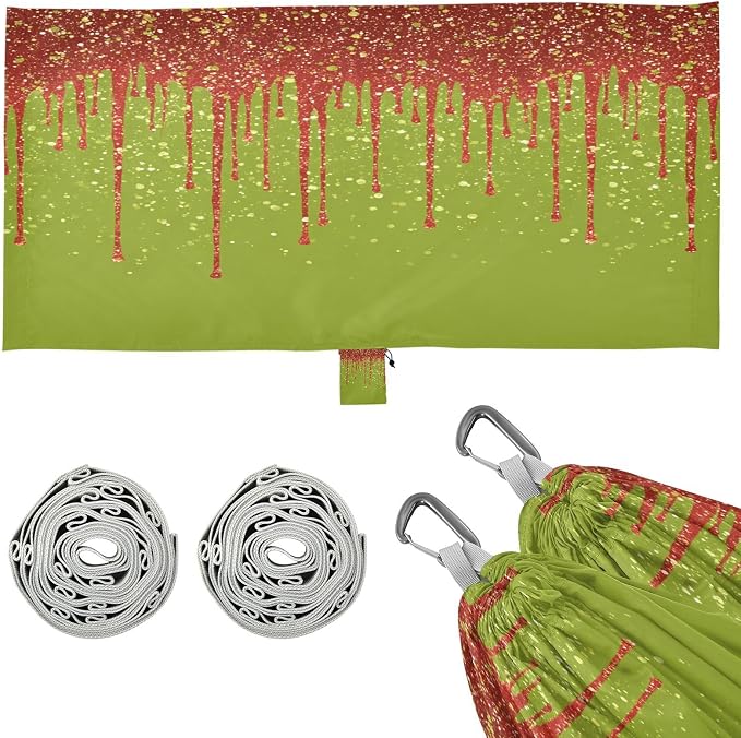 Glitter Crimson Green