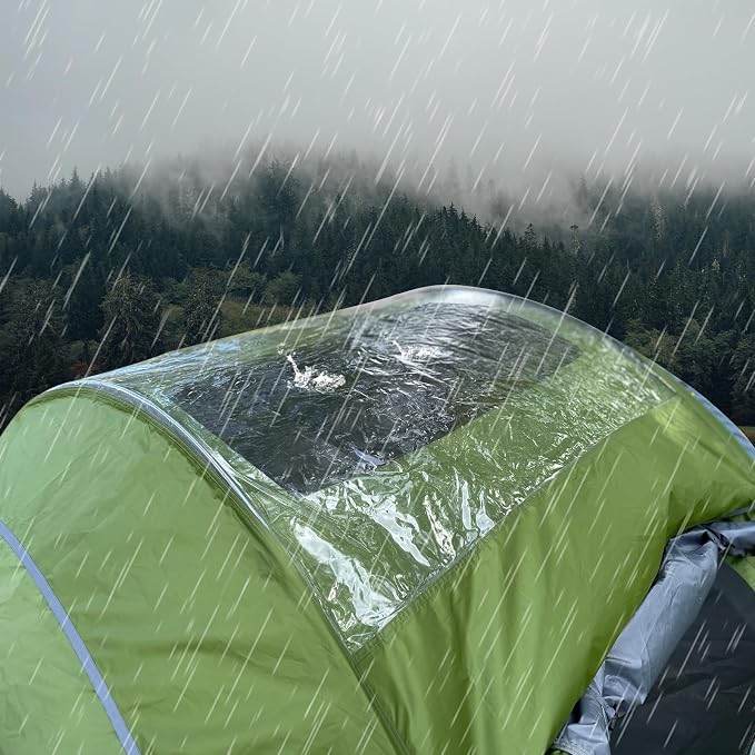 Transparent Rainfly Only - Green