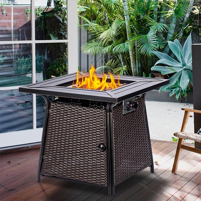 Brown rattan