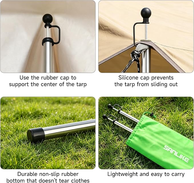 Tarp Pole Silicone Cap