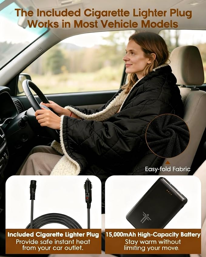 Heated Blanket (Black)