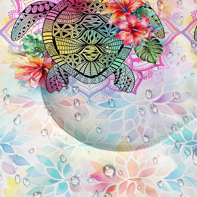Bohemian Floral Turtle