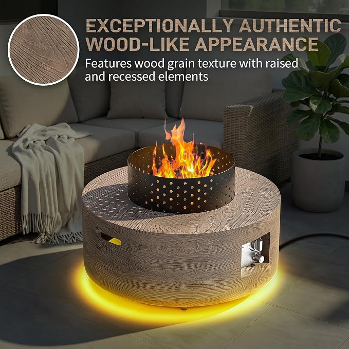 Brown w Warm LED