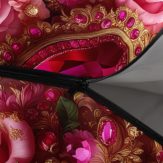 Pink Gemstone Flowers 36