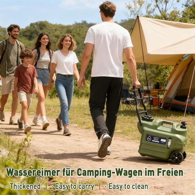 7.4 Gallon With Wheel - Green